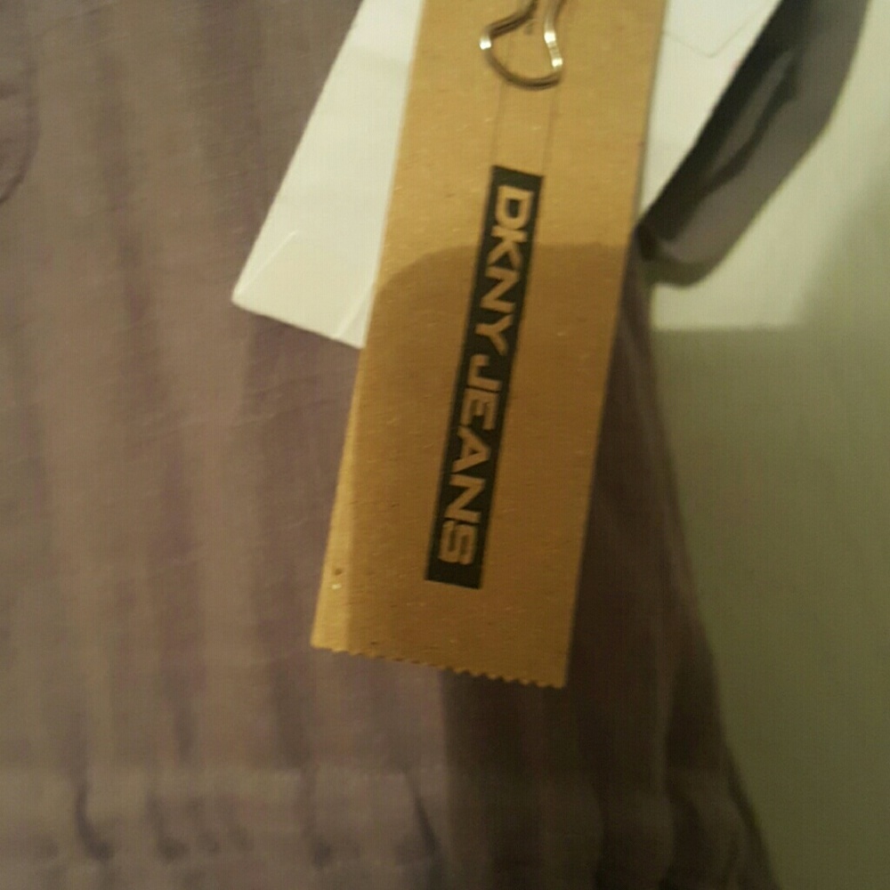20W Gray NWT DKNY linen dress #70 - Picture 3 of 4